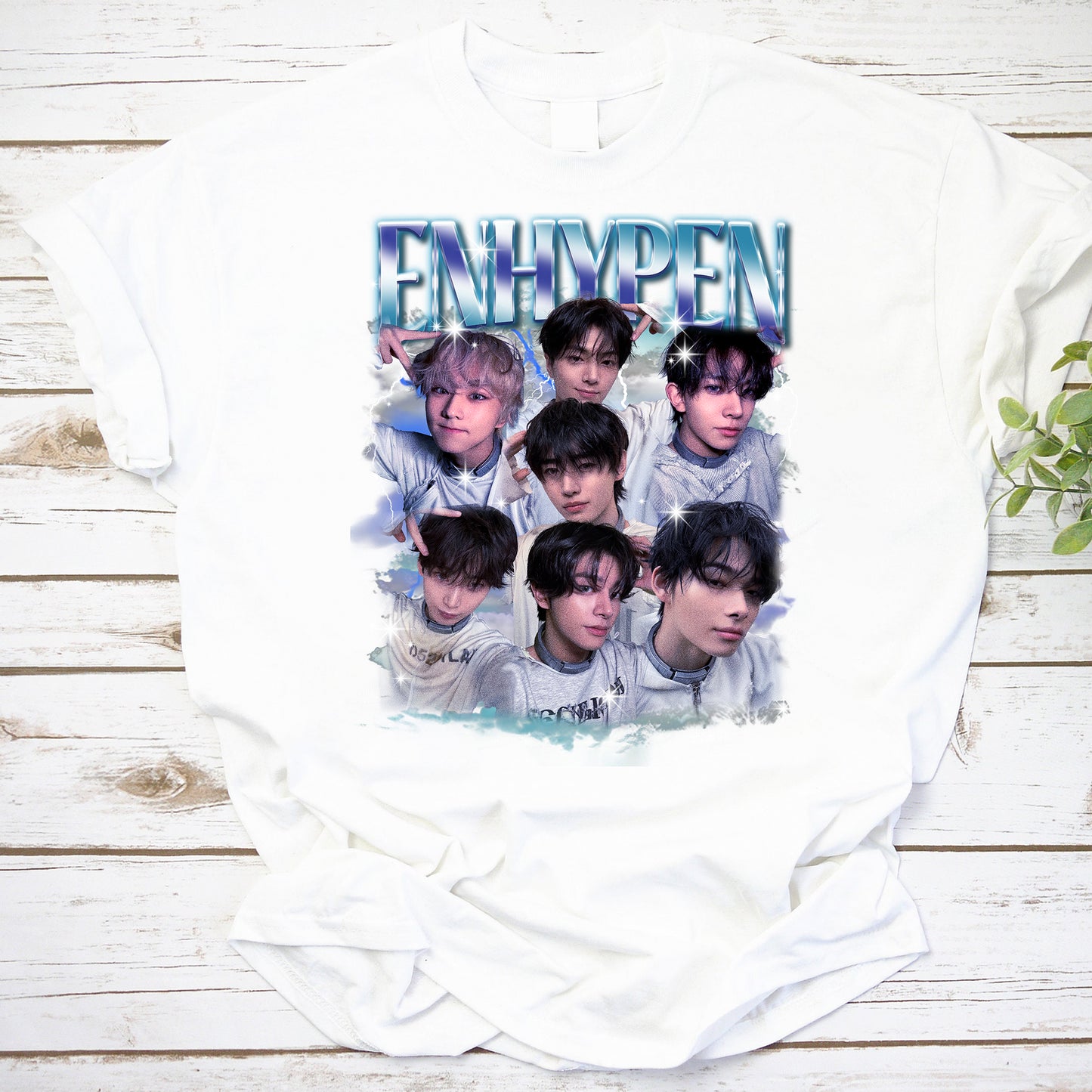 ENHYPEN Members Graphic Tee - K-Pop Idol Group Fan Shirt