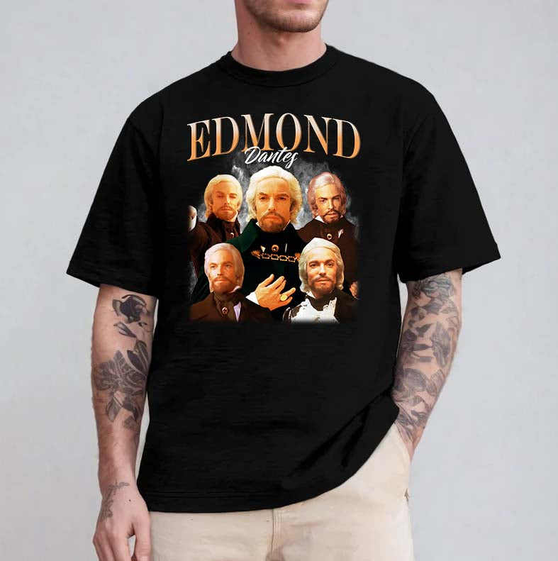 Edmond Dantes Shirt - Classic The Count of Monte Cristo Vintage Tee