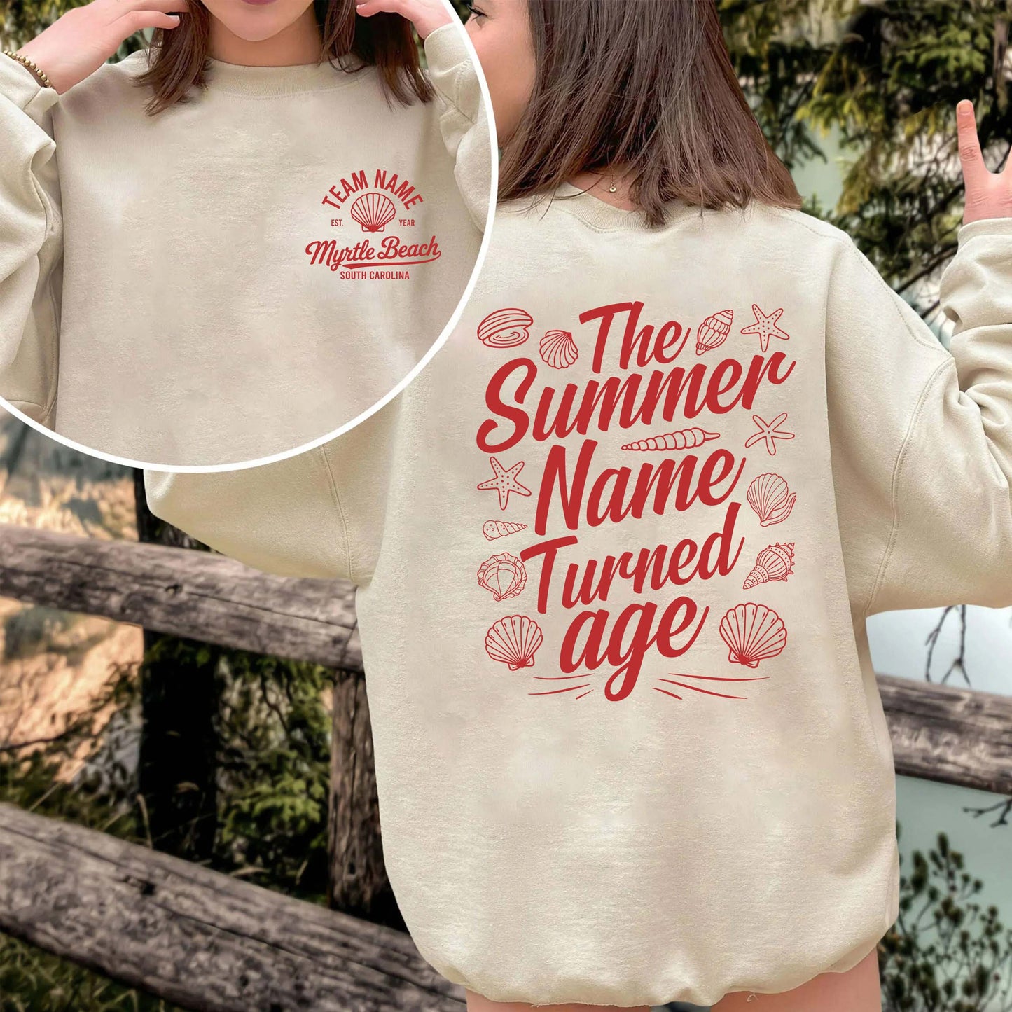 Custom Myrtle Beach Summer Birthday T-Shirts for Couples