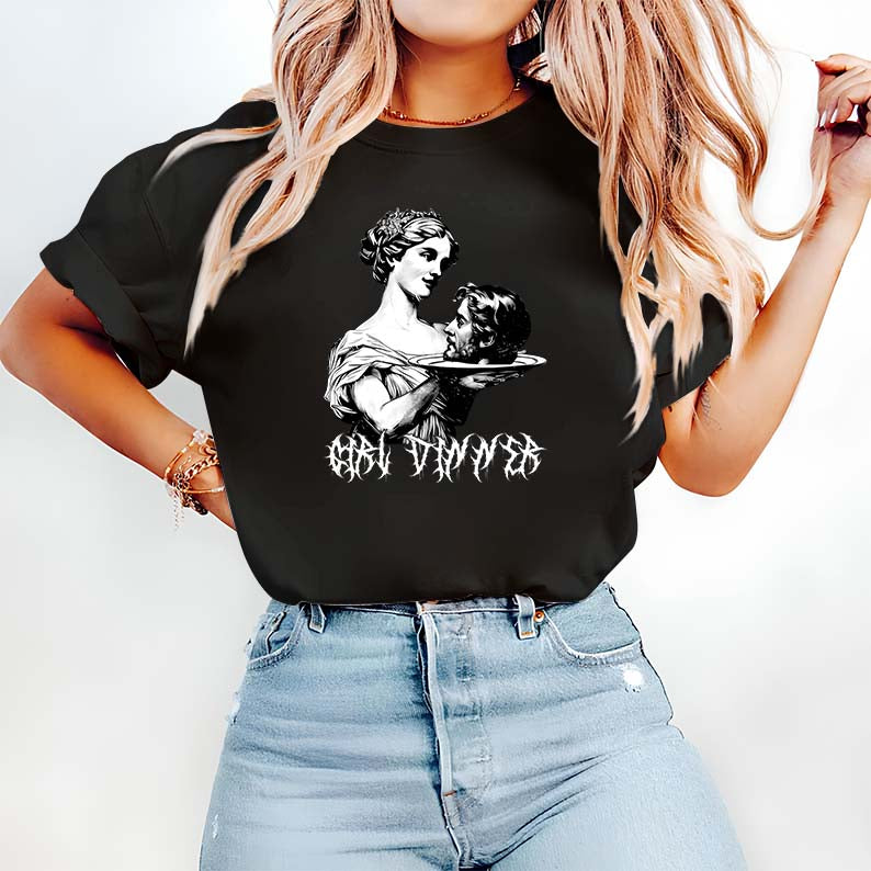 Dark Art Gothic Head on Platter Hoodie - Unique Vintage Horror Graphic Sweatshirt