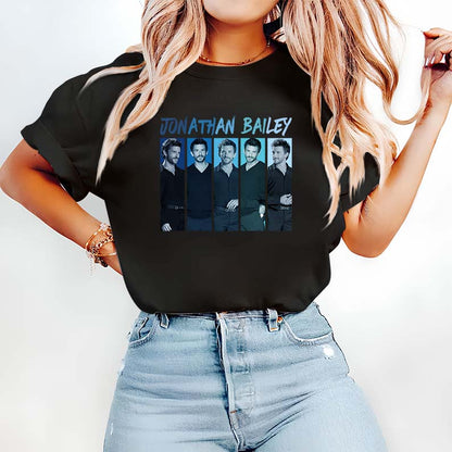 Jonathan Bailey Graphic Hoodie for Fans - Stylish White Pullover Sweatshirt