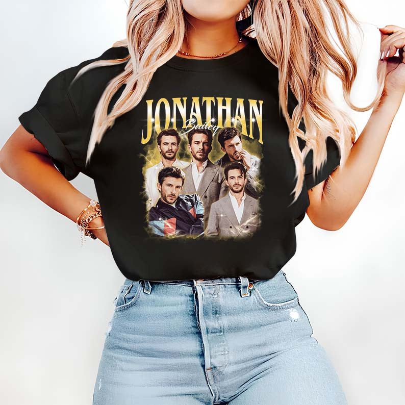 Jonathan Bailey Collage Hoodie - Stylish Fan Pullover Sweatshirt