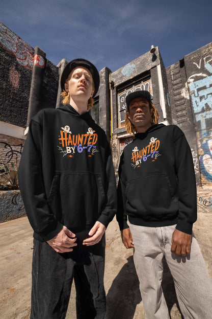 Haunted by 6-7 Halloween Ghost Shirt - Cute Spooky Tee for October Fun