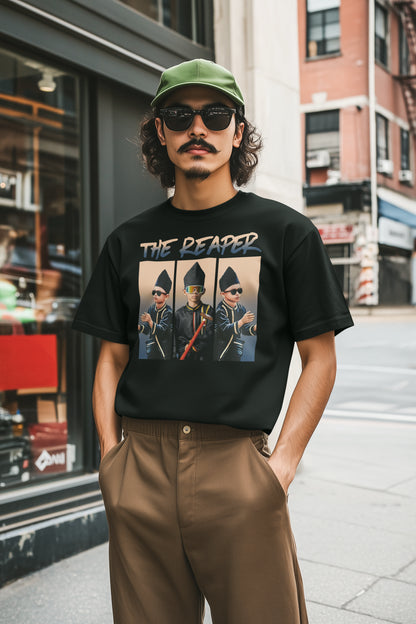 The Reaper Graphic T-Shirt Cool Streetwear with Sunglasses Design