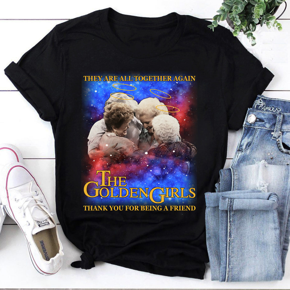 The Golden Girls Tribute Sweatshirt - Thank You For Being A Friend Cozy Apparel