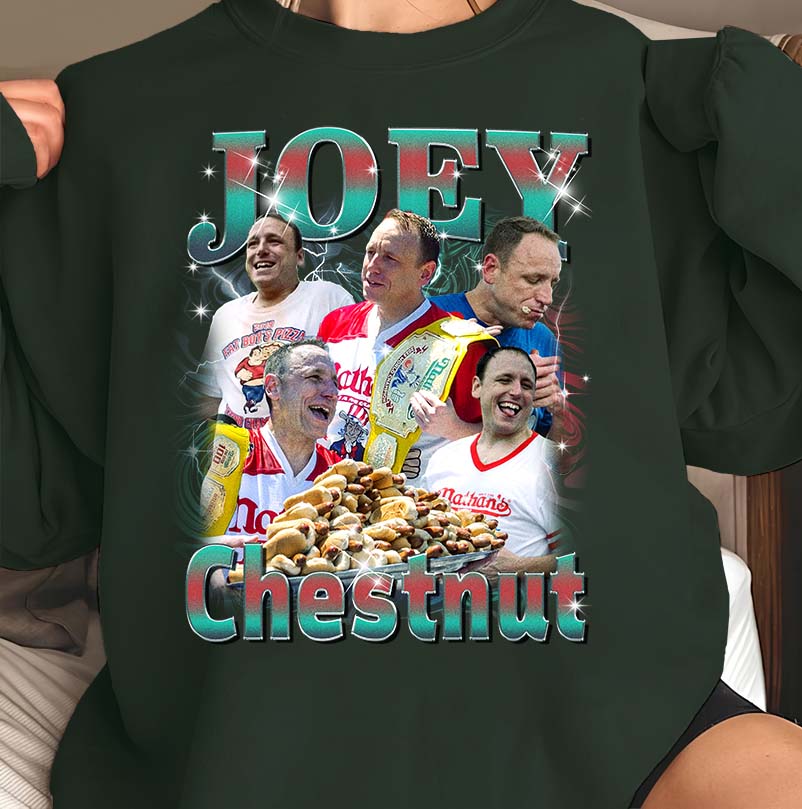 Joey Chestnut Competitive Eating Champion Fan T-Shirt