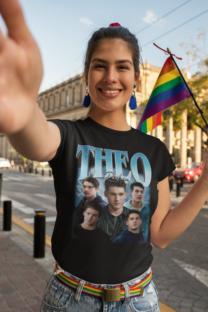 Theo Raeken Teen Wolf Hoodie with Character Collage