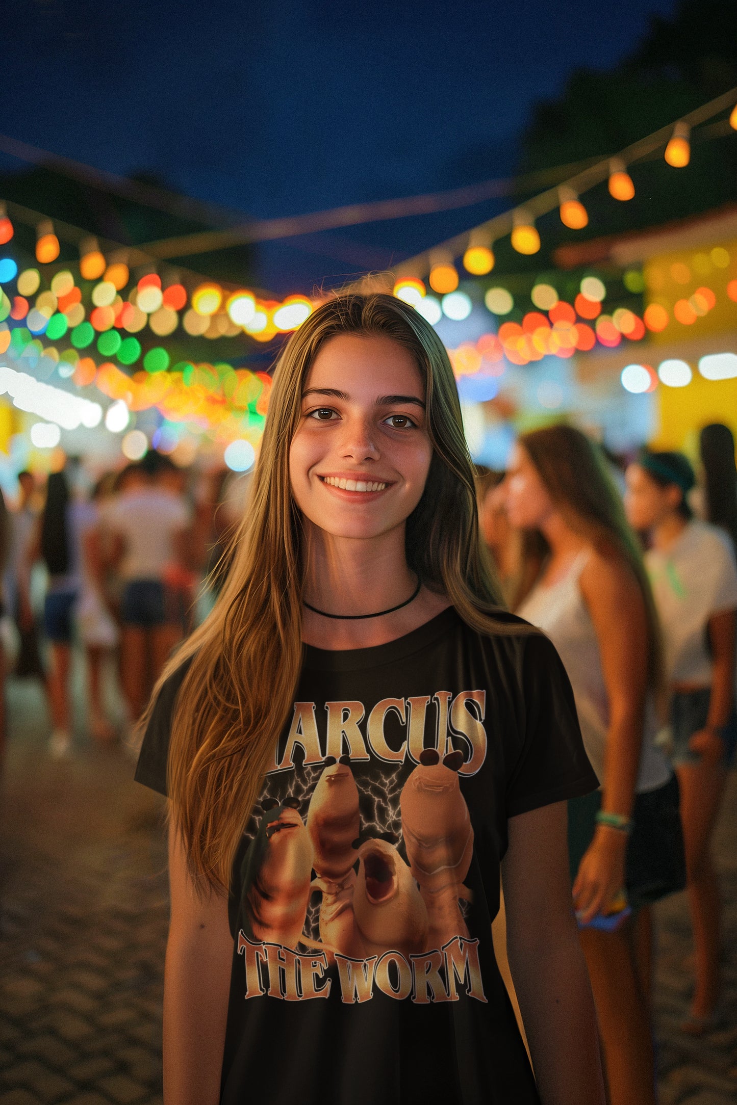 Marcus The Worm Funny Creepy Graphic Sweatshirt