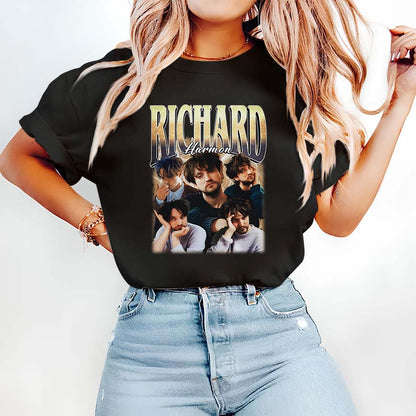 Richard Harmond Vintage Style Graphic Hoodie for Fans