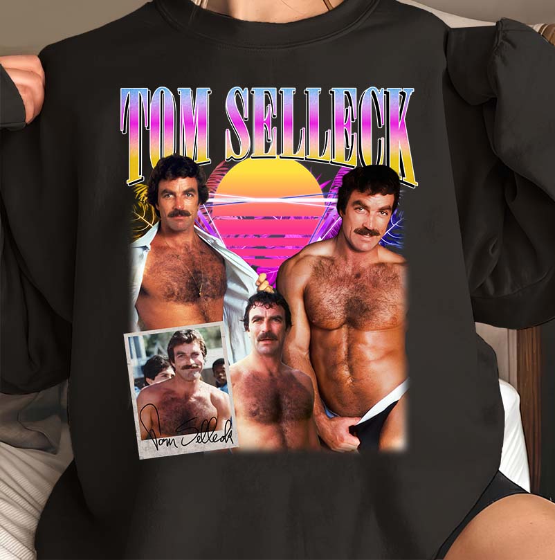Retro Tom Selleck Vintage Style Graphic Tee Unisex Shirt
