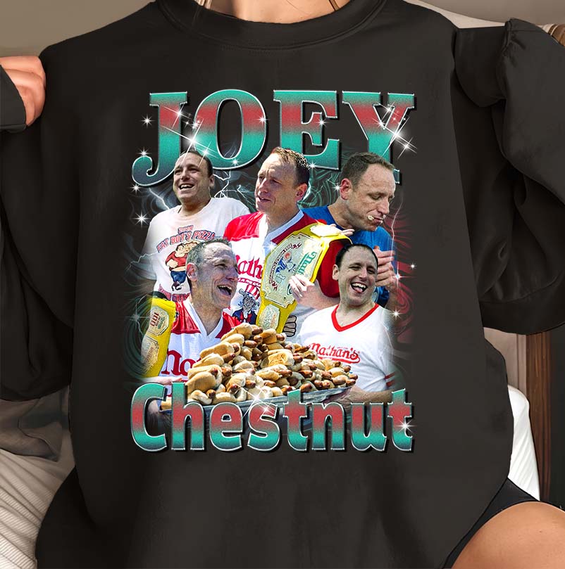 Joey Chestnut Competitive Eating Champion Fan T-Shirt