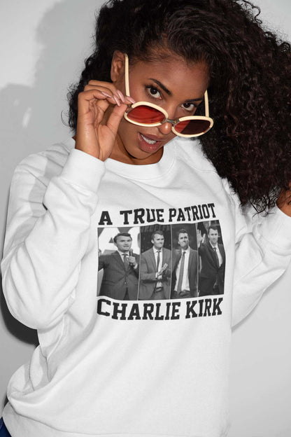 A True Patriot Charlie Kirk T-Shirt - Bold Political Statement Tee