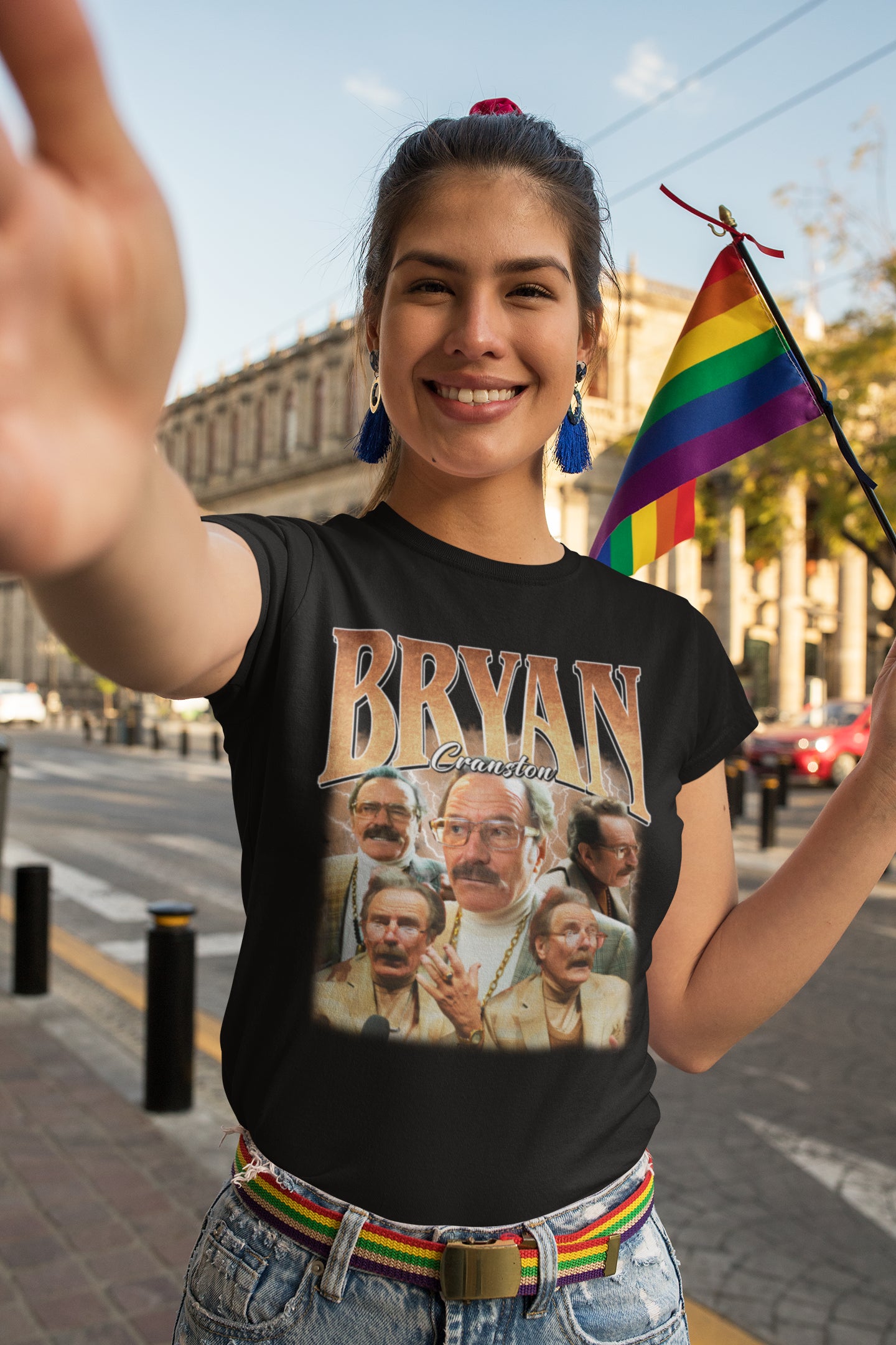 Bryan Cranston Vintage Style Graphic T-Shirt for Fans