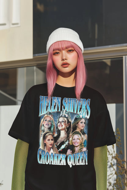 Helen Shivers Croaker Queen Vintage Horror Movie T-Shirt