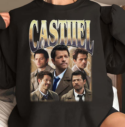 Castiel Supernatural Shirt - Angelic Winchester Guardian Tee