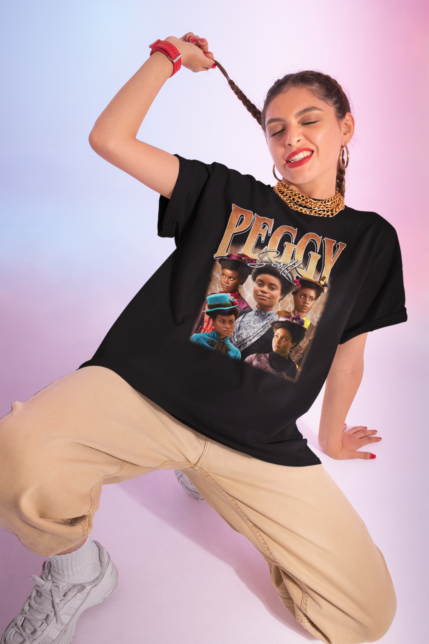 Peggy Scott Historical Drama Inspired Vintage Style T-Shirt