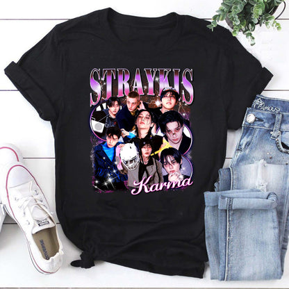 Stray Kids Karma Hoodie - Cozy White K-Pop Fan Sweatshirt