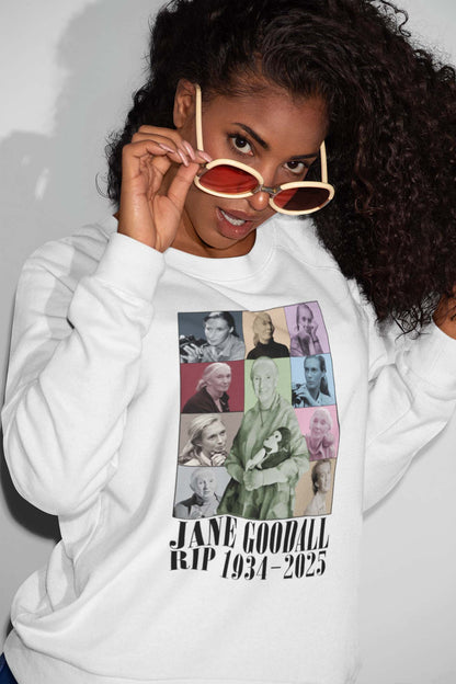 Jane Goodall Tribute T-Shirt RIP 1934-2023 | Inspirational Conservationist Tee