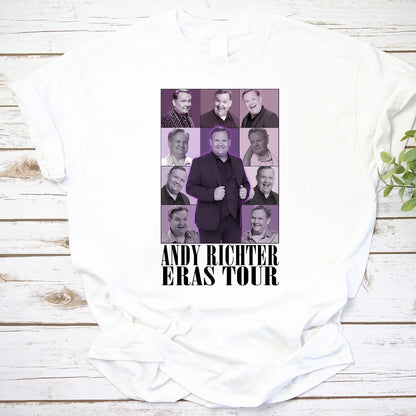 Andy Richter Eras Tour T-Shirt Vintage Photo Collage Tee