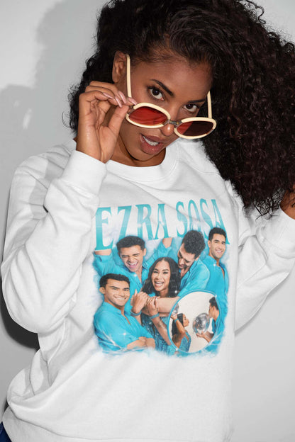 Ezra Sosa Vintage Style Graphic Tee - Retro Artist Fan Shirt