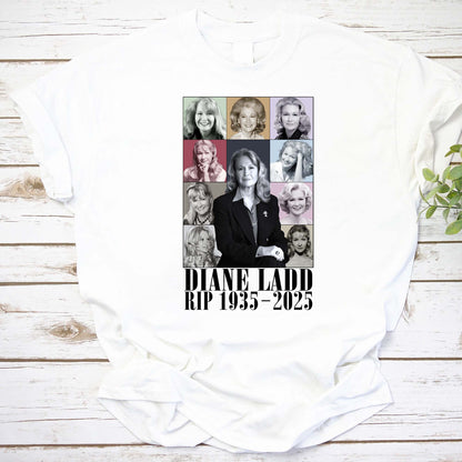 Diane Ladd Tribute Hoodie RIP 1935-2025 Vintage Photo Collage Sweatshirt