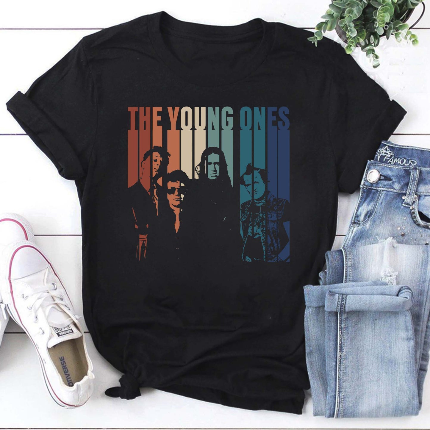 The Young Ones Vintage Band Graphic Hoodie - Retro Music Fan Sweatshirt