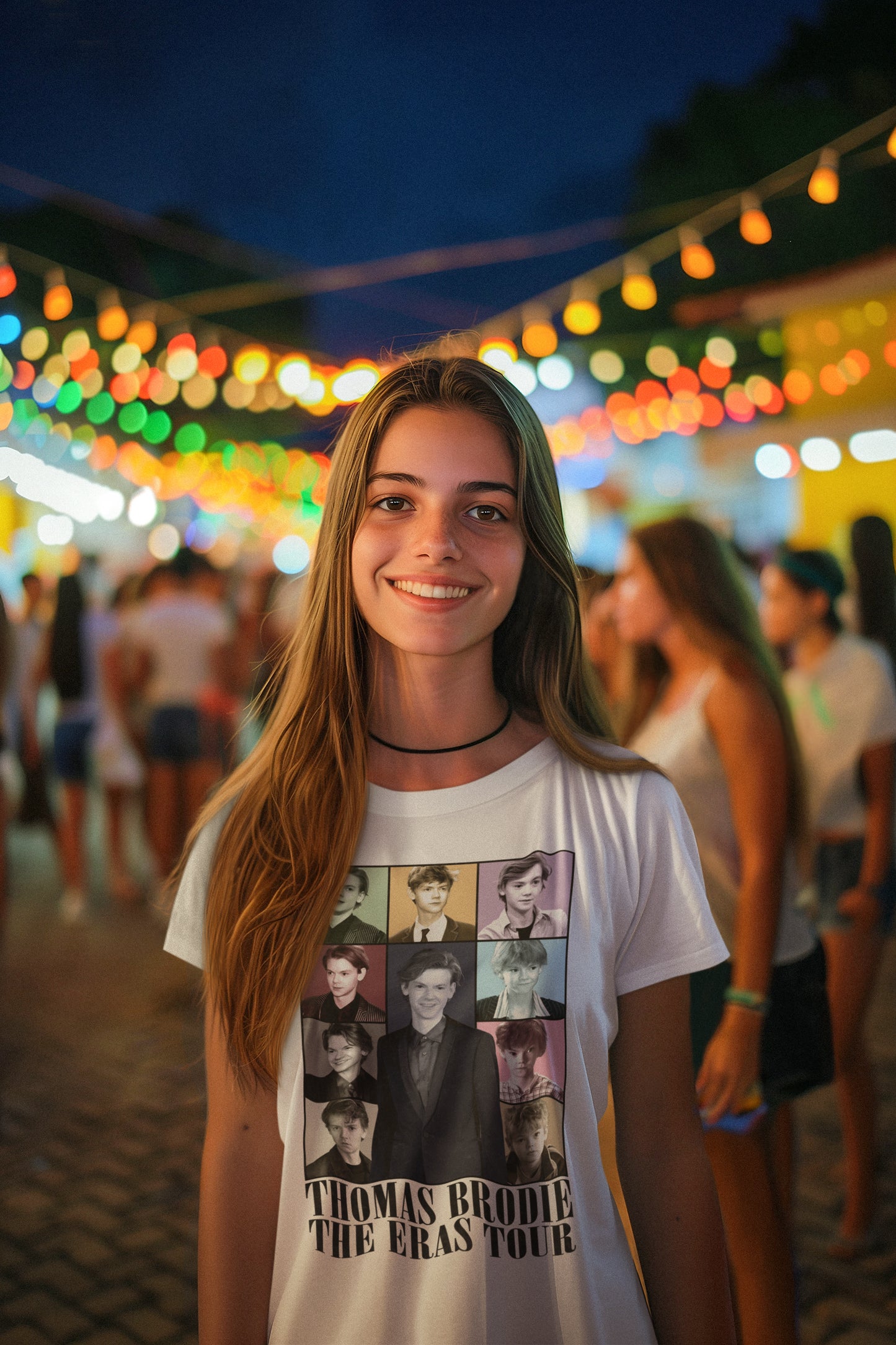 Thomas Brodie The Eras Tour T-Shirt | Retro Photo Collage Tee