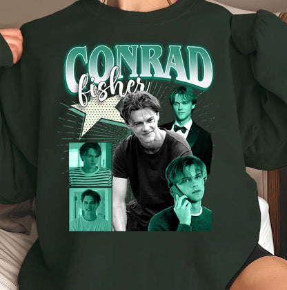 Conrad Fisher Vintage Style Graphic Tee Fan Shirt