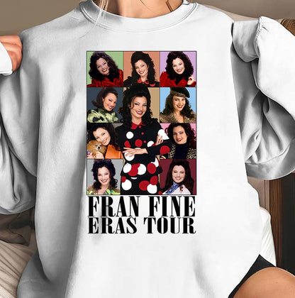 Fran Fine Eras Tour T-Shirt - Vintage The Nanny Fan Tee