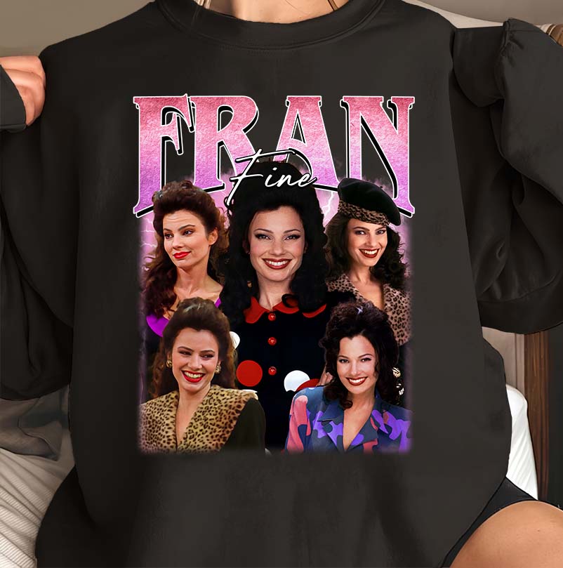 Fran Fine Vintage Style Graphic Tee - The Nanny TV Show Fan Shirt