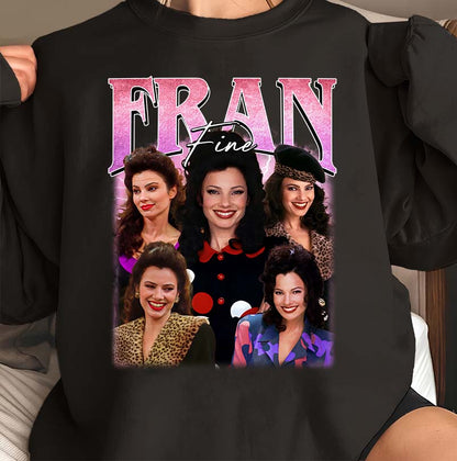 Fran Fine Vintage Style Graphic Tee - The Nanny TV Show Fan Shirt