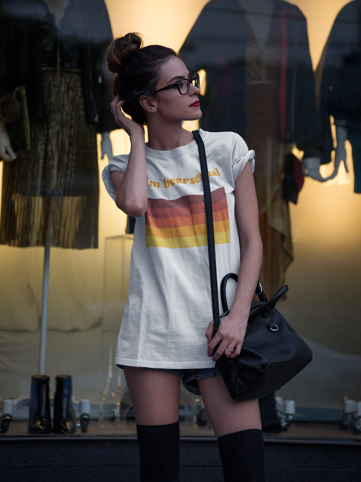 I'm Beersexual Pride Flag T-Shirt Funny Vintage Beer Lover Tee