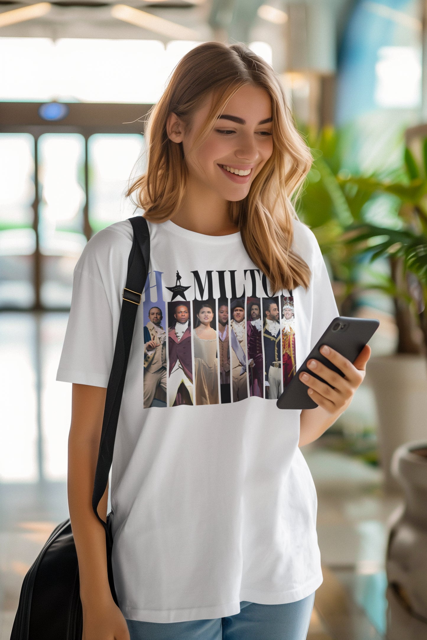 Hamilton Musical Cast Portrait T-Shirt - Broadway Show Fan Tee