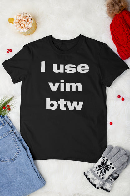 I Use Vim btw Hoodie - Programmer Funny Coding Sweatshirt