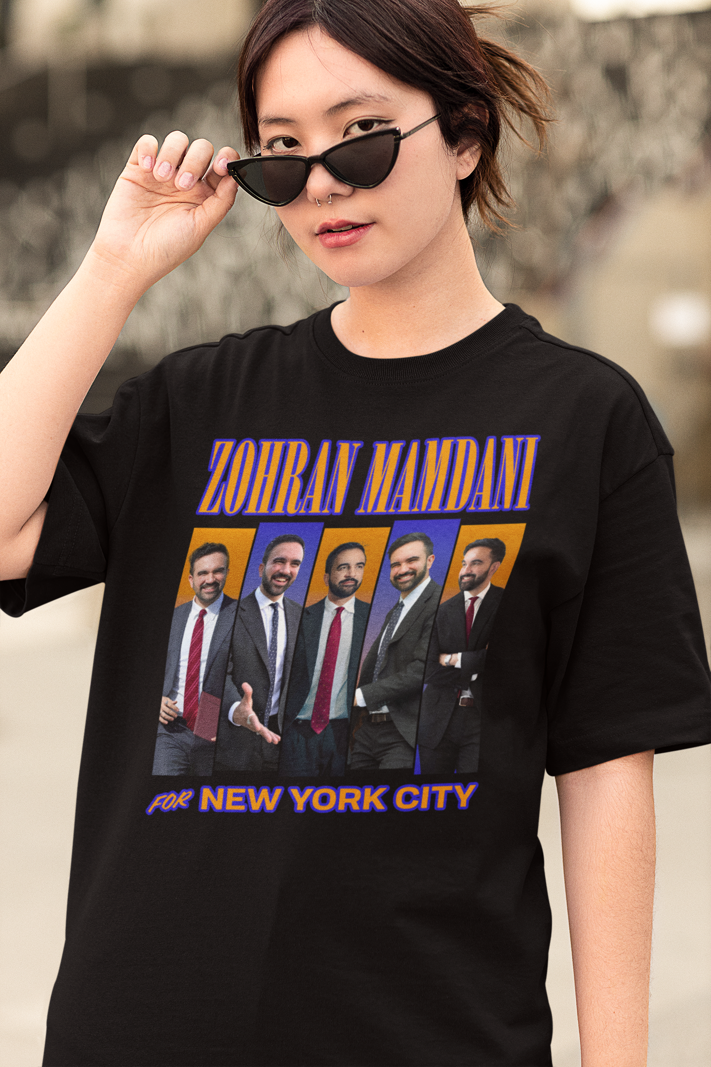 Zohran Mamdani for New York City Campaign Graphic T-Shirt