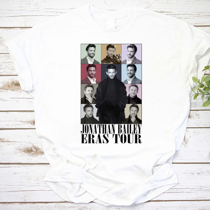 Jonathan Bailey Eras Tour Hoodie - Color Block Portraits Pop Art Sweatshirt