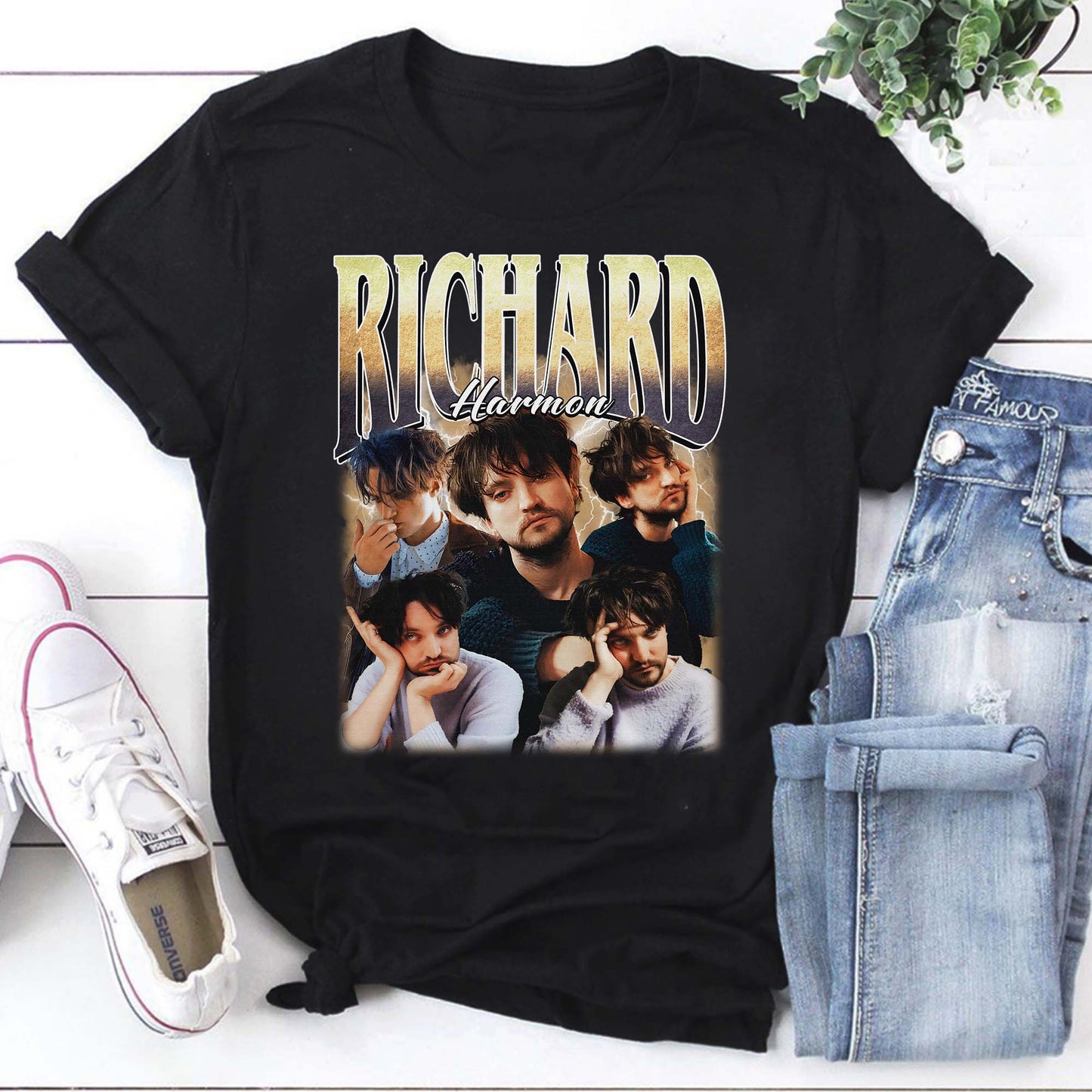 Richard Harmond Vintage Style Graphic Hoodie for Fans