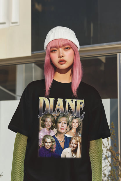 Diane Ladd Vintage Style Portrait T-Shirt Retro Acting Legend Tee