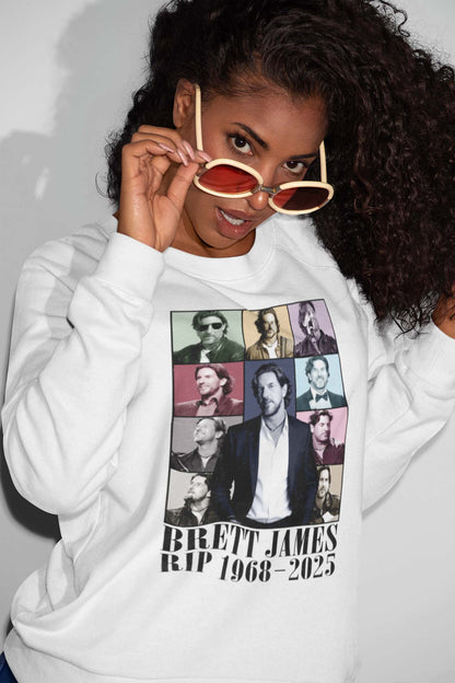 Brett James RIP 1968-2025 Memorial Vintage Style Graphic Tee