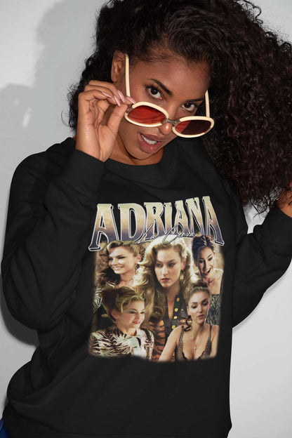 Adriana La Reina Vintage Style T-Shirt Collage Graphic Tee