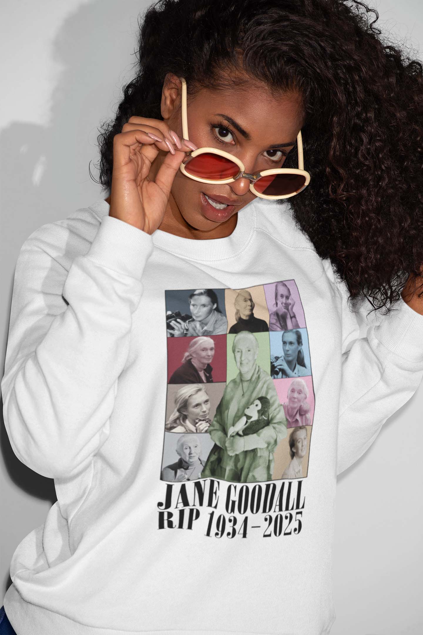 Jane Goodall Tribute T-Shirt RIP 1934-2023 | Inspirational Conservationist Tee