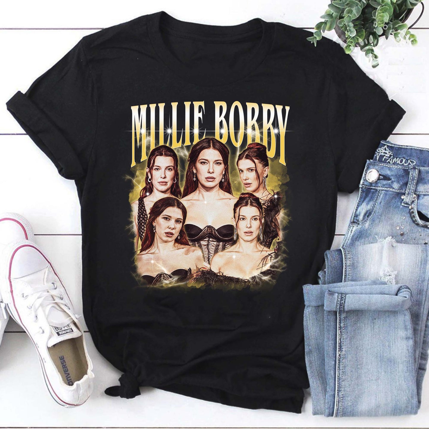 Millie Bobby Brown Inspired Graphic Hoodie - Soft Comfortable Fan Sweatshirt