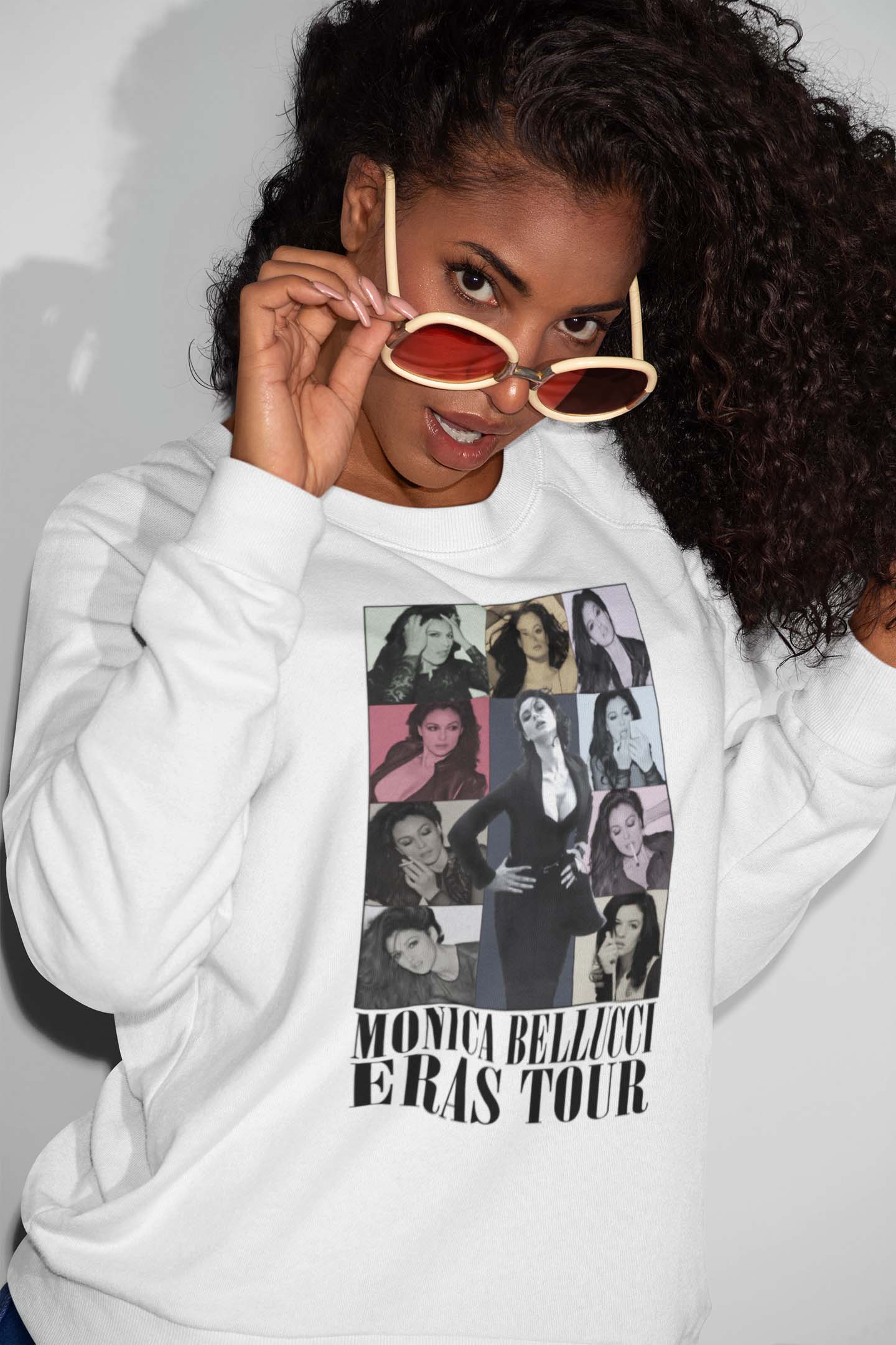 Monica Bellucci Eras Tour T-Shirt Vintage Style Collage Tee