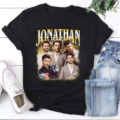 Jonathan Bailey Collage Hoodie - Stylish Fan Sweatshirt Gift