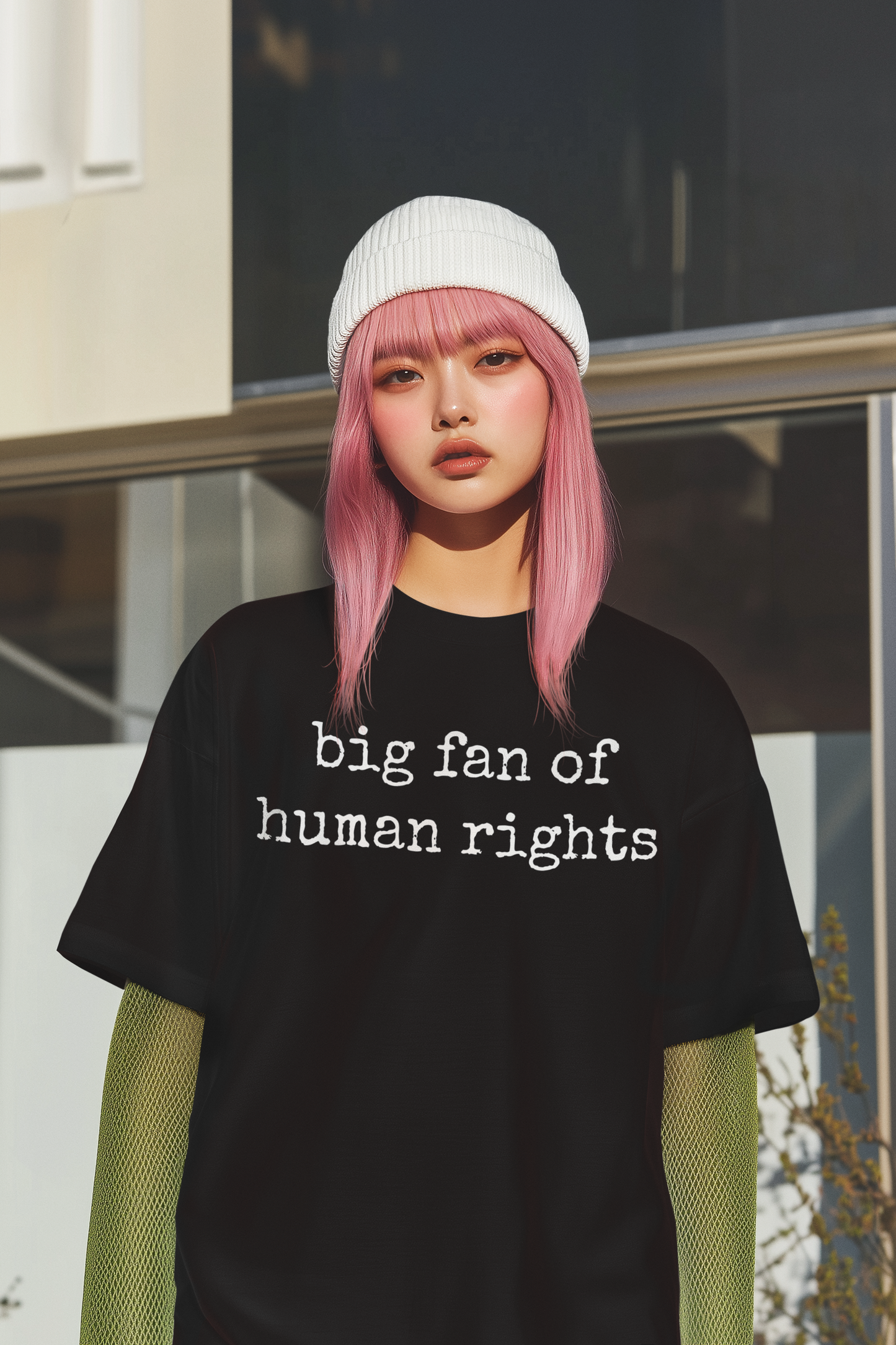 Big Fan of Human Rights Hoodie - Empowering Social Justice Sweatshirt