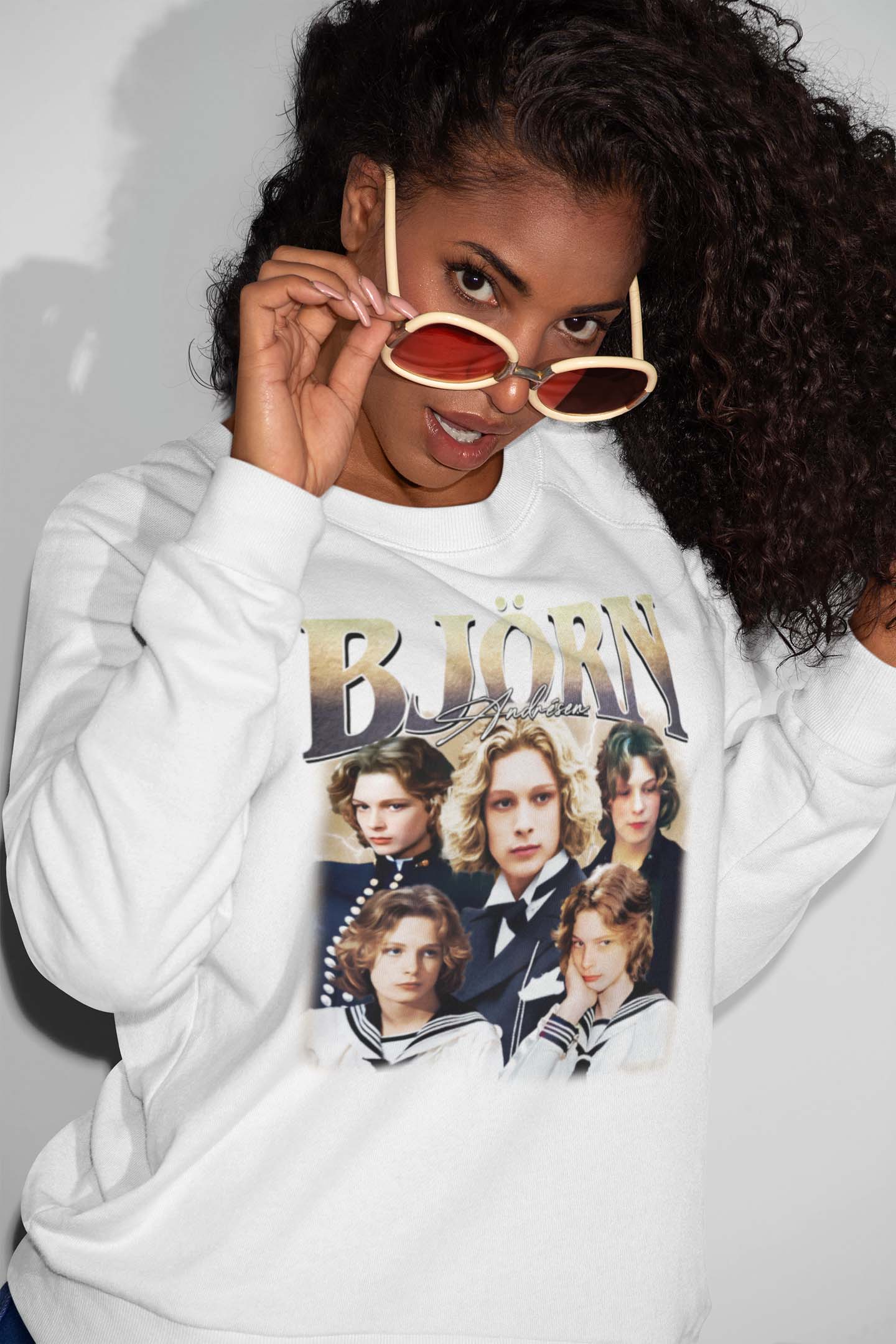 Björn Andrésen Vintage Style Graphic Tee Retro 70s Icon T-Shirt