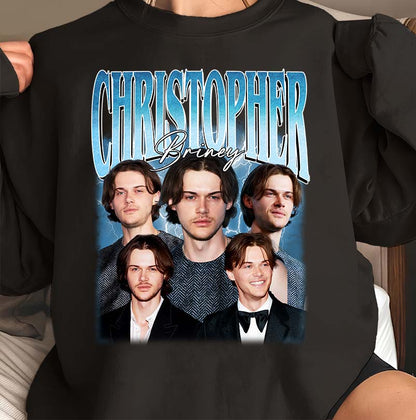 Christopher Briney Collage T-Shirt - Celebrity Photo Tee Fan Gift