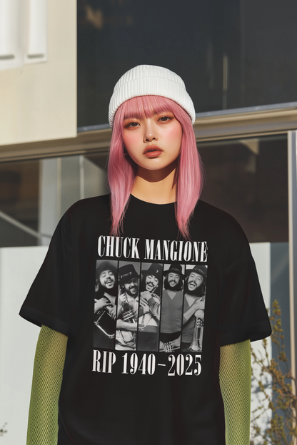 Chuck Mangione RIP 1940-2025 Memorial T-Shirt Jazz Musician Tribute Tee