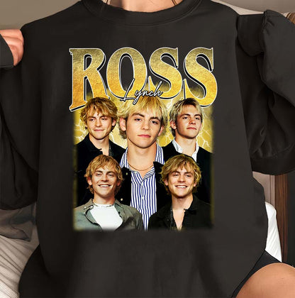 Ross Lynch Fan Art Graphic Tee - Vintage Style Music and Actor Shirt