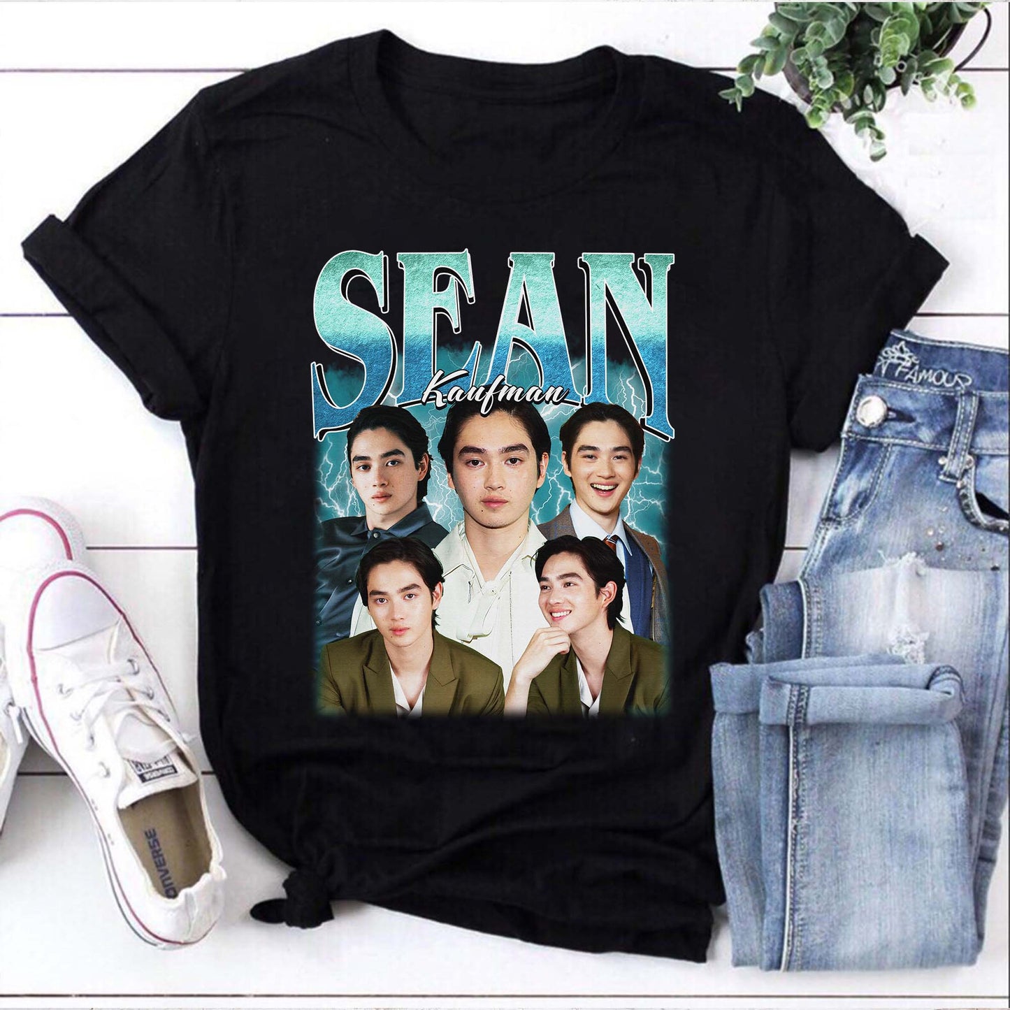 Sean Kaufman Vintage Style Graphic Tee – Fan Tribute Shirt